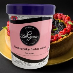Litro de gelato Gourmet de Cheesecake Frutos Rojos